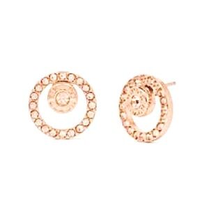 COACH: Open Circle Halo Stud Earrings